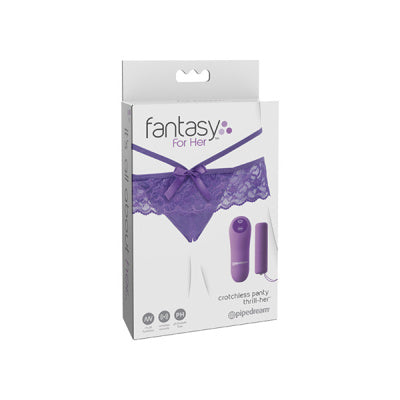 Culotte sans entrejambe Thrill-Her Violette