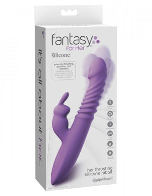 Fantasme pour elle : son lapin en silicone vibrant