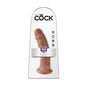 King cock - 23 cm - Couleur fauve
