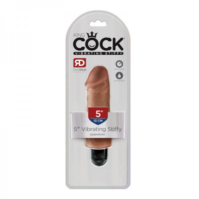 King Cock - 12,7 cm (5 pouces) Vibrant et rigide - Couleur bronzée