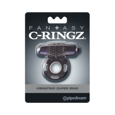 Anneau vibrant Fantasy C-Ringz - Super anneau - Noir
