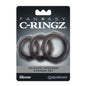 Anneaux C Fantasy C-Ringz - Ensemble de silicone design pour l'endurance - Noir