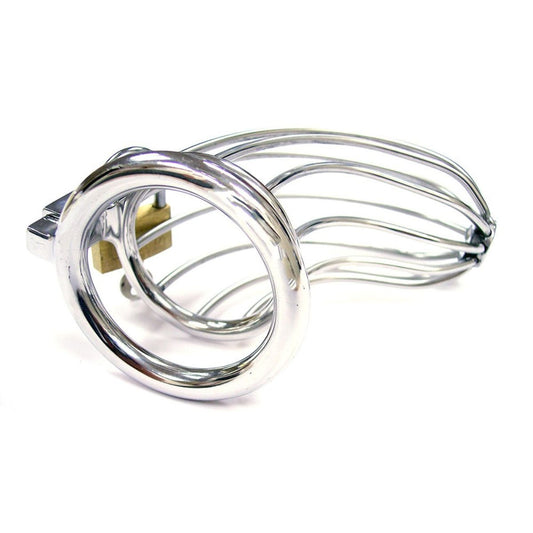 Rouge - Cage de chasteté pour pénis avec cadenas