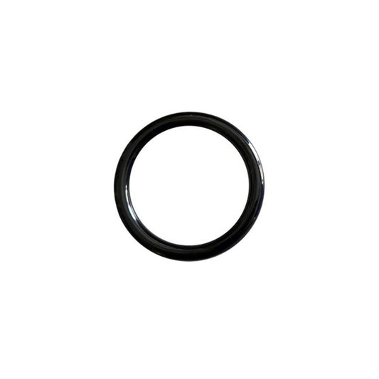 Rouge - Anneau pénien en acier inoxydable - 50 mm/Noir