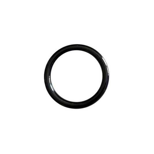 Rouge - Anneau pénien en acier inoxydable - 55 mm/Noir