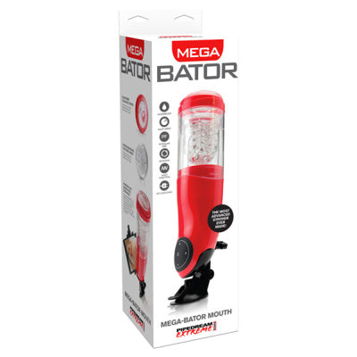 Mega Bator - Bouche Mega-Bator - Rouge