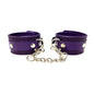 Rouge - Leather Wrist Cuffs - Purple