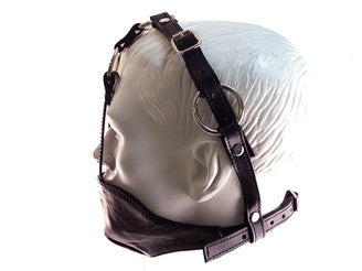 Rouge - Bâillon en cuir