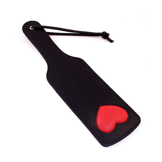 Rouge - Leather Paddle with Heart