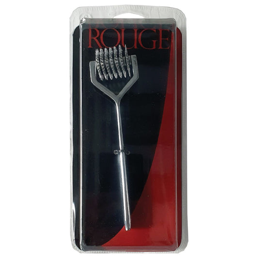 Rouge - Roue à sept broches en acier inoxydable