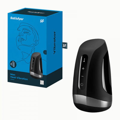 Satisfyer - Vibrations chauffantes pour hommes - Noir