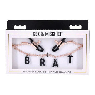 S&M - Brat Charmed Nipple Clamps