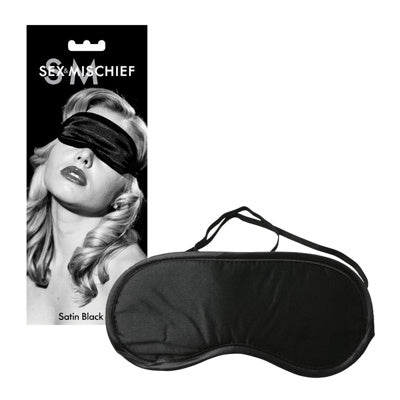 S&amp;M - Bandeau en satin noir