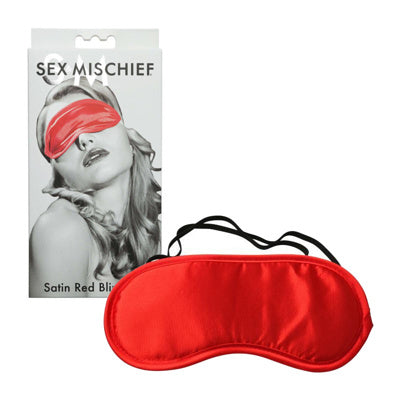 S&amp;M - Bandeau en satin rouge