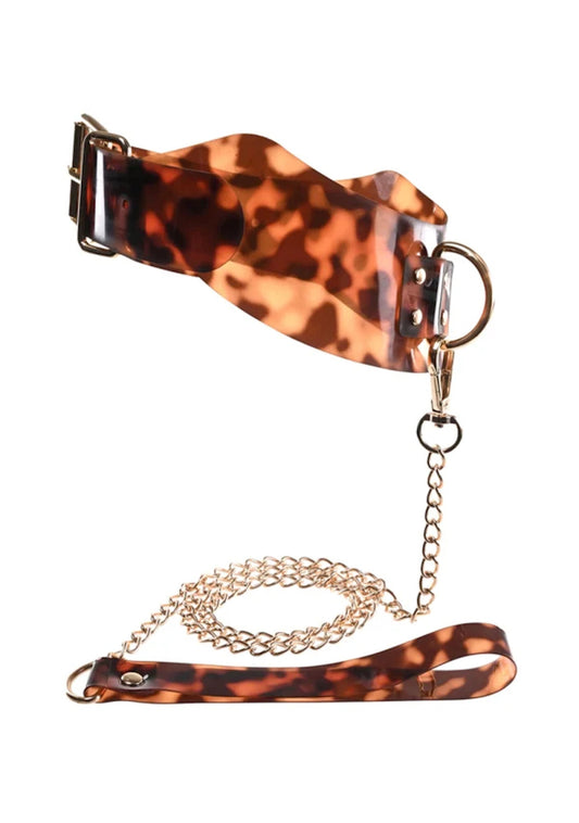 Cordialement, Amber Collar &amp; Leash