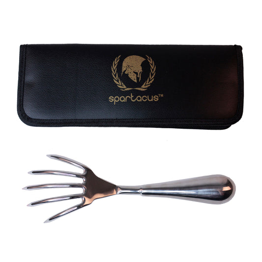 Spartacus - Grattoir à peau High Five en acier inoxydable