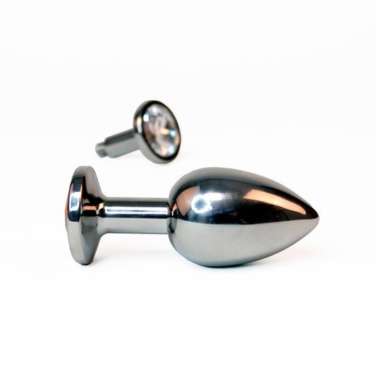 Spartacus - Bouchon en acier inoxydable avec embout Swarovski - L